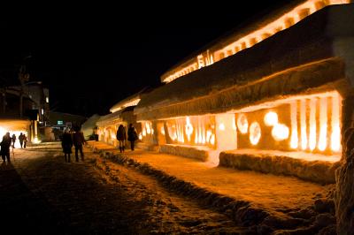 雪旅籠の灯り　～月山志津温泉と西川町