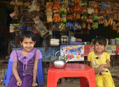 ミヤンマー・ヤンゴンで撮影した子供の写真