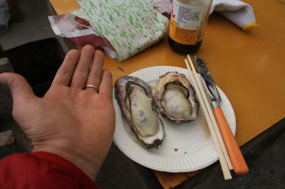 岡山県　日生へ牡蠣を食べに行ってきました