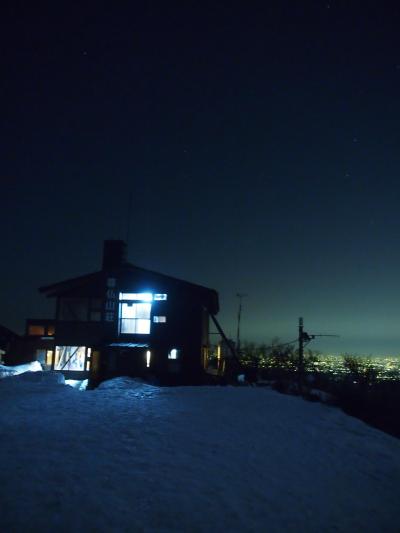 塔ノ岳で夜景観賞と雪の丹沢山へ