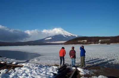 2001年冬　山中湖ワカサギ釣り