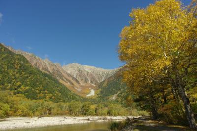 初秋の上高地散策