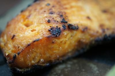 20140329-1 築地 高はしさん、花だい塩焼き → 天房さん、春のいろいろ → 高はしさん、桜ますのかま。と、？？？ポン酢