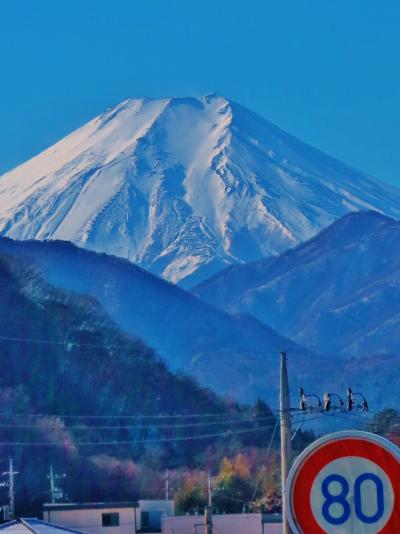 富士吉田線　富士山を見据えて観光バス快走！　☆中央自動車道から河口湖畔へ