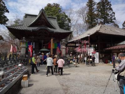 秩父観音霊場お札巡り（１）七ケ寺霊場「四萬部寺ー大慈寺ー常楽寺ー少林寺ー慈眼寺ー定林寺ー西光寺」。