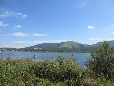 山中湖　サイクリング