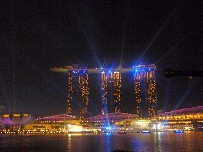 シンガポール３　夜景とシンガポール・リバー・ナイトクルーズ