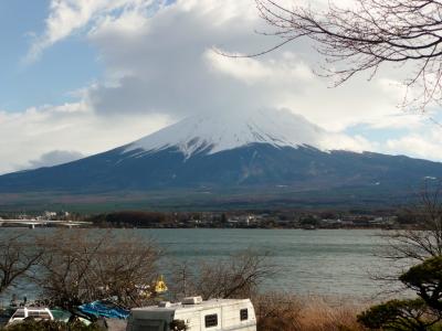 世界遺産の旅1日目～河口湖から望む富士山～