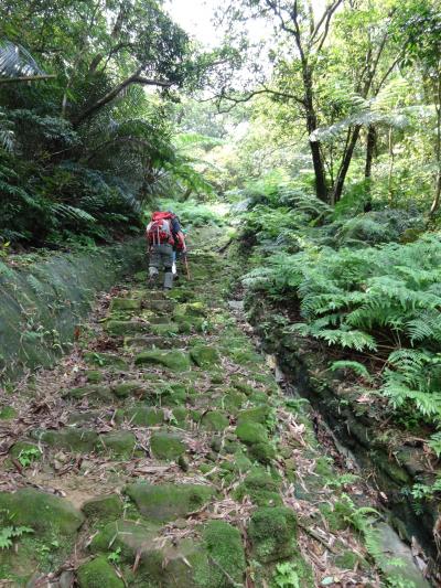 四脚亭の龍門山を登山