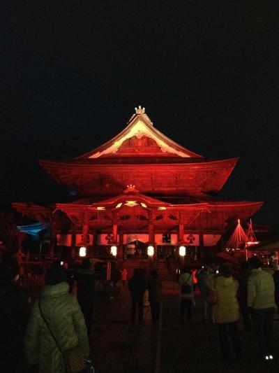 善光寺ライトアップ