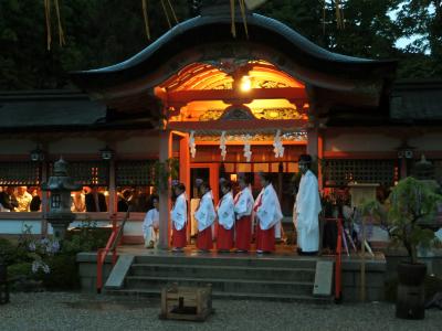 雨の中の藤花祭～西院春日神社～