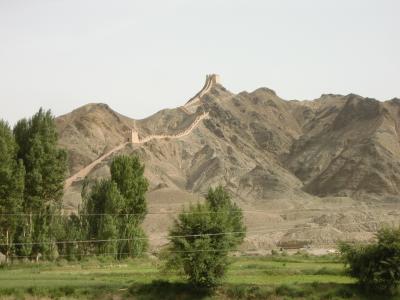 中国、河西回廊の旅その6-嘉峪関と懸壁長城