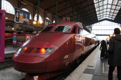 パリからタリスに乗ってベルギーへ