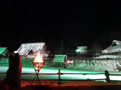 飛騨高山② 冬の飛騨の里ライトアップ 2014.2月