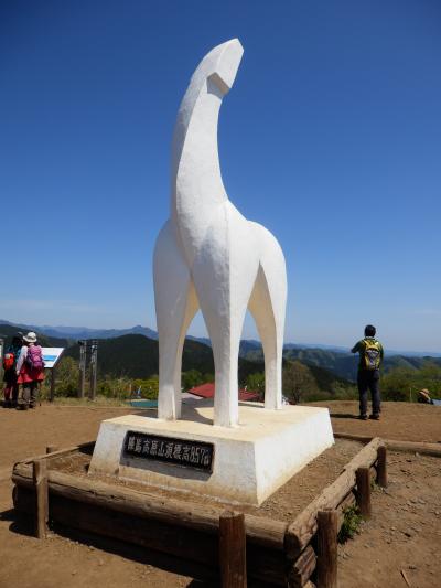 GW ２日目は富士山が見たくて陣馬山ハイキング～♪　（　藤野駅前～栃谷～栃谷尾根で陣馬山～一ノ尾根～藤野駅前）　　　　