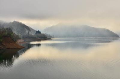 九頭竜（福井）から越前大野城・シバザクラ