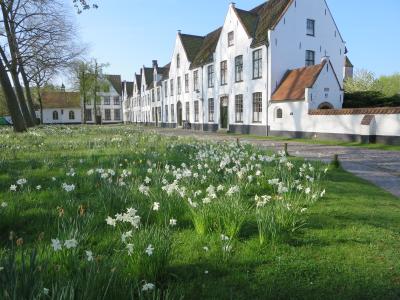 MiffyもTin Tinもチューリップも♪ベネルクス8日間の旅☆その３０☆ブルージュ観光２章～尼僧物語のお庭(^o^)／