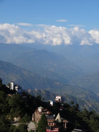 アジアを飛行機で飛びまくる旅（10）　3日目午後　ナガルコットからヒマラヤマ山脈をのぞむ