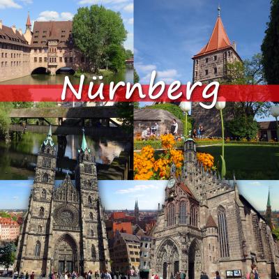 ドイツ鉄道で４都市をめぐる旅 2 -日曜日のニュルンベルク街歩き-フラウエン教会、カイザーブルク城、ヘンカーシュティーク