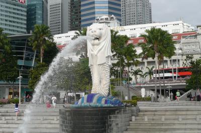 6年ぶりのシンガポール~②初対面のマーライオンとチリクラブと夜景を堪能~