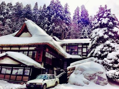 白布温泉・西屋旅館に泊まる