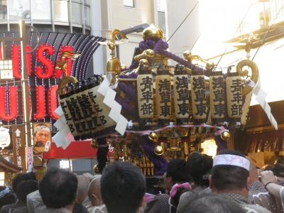 浅草探訪　⑤　浅草神社・三社祭を見ました