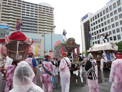 怪しい４人組ランチ＆布施だんじりと近鉄ライナーズ☆ラグビー選手は、かっこいいのだ～(*^_^*)