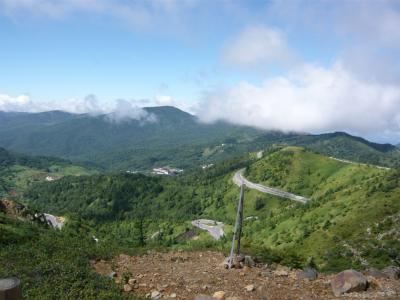 都会の暑さを逃れ万座温泉　草津白根山へ