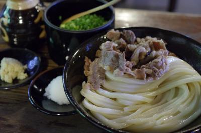 GW高松観光その1　わら家で肉ぶっかけうどんとさぬきビール「空海」