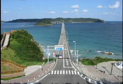一度は行ってみたい角島大橋～角島灯台公園を訪れて　※山口県下関市