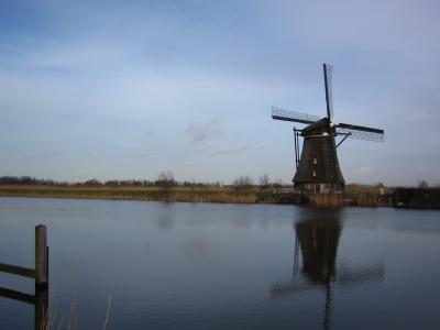 真冬のオランダ　vol.2　キンデルダイクの風車