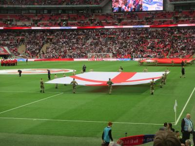 289.UK イングランド代表戦 at サッカーの聖地ウェンブリースタジアム[イギリス滞在編]