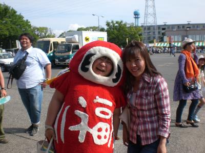 初めて見たふなっし~☆に感激~♪ ゆるきゃら大集合~なっし~っ!2014★