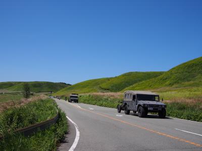 晴天絶景の阿蘇ツーリング