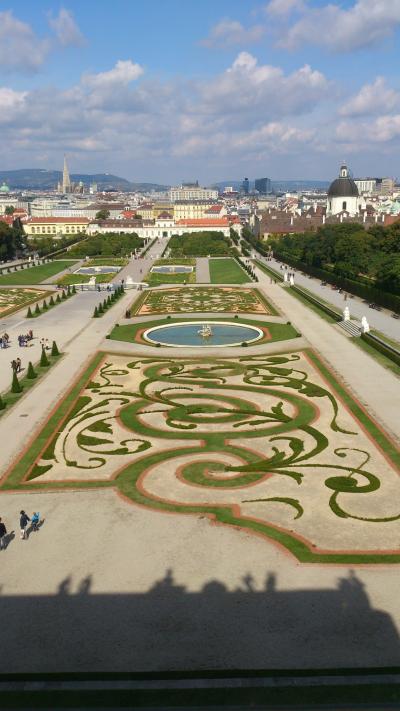のんびり行こう♪ドイツ・オーストリア12日間親子旅。vol.20 ウイーンも最終日！美しい眺めのベルヴェデーレ宮殿o(^_^)o