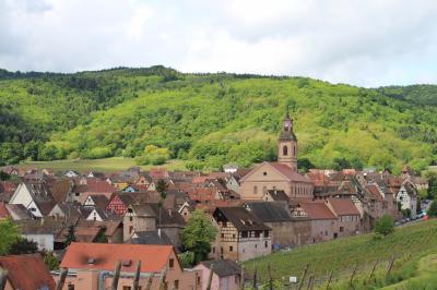 2014年　GWに行くフランス旅行！美食の街・リヨンとスウィーツの町・ストラスブールを訪問。もちろん歴史ある町の雰囲気も最高でした（笑）　PART23（アルザスワイン街道を行く♪♪その3　フランスの最も美しい村に登録＆「ブドウ畑の真珠」と言われる町の名は、リクヴィル）