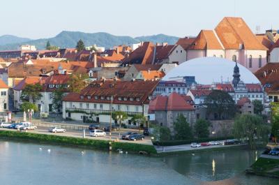 ドラヴァ川谷のワイン生産地マリボル２