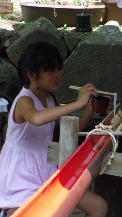 みーたん流しそうめんを食べに行く! の巻き