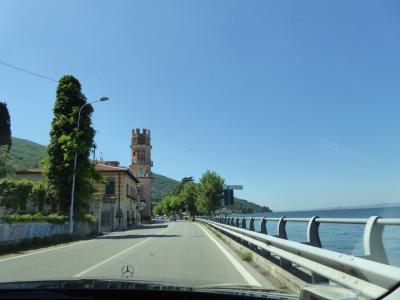 初夏の優雅な北イタリア旅行♪　Ｖｏｌ１１５（第８日目午前）　☆ブレンツォーネ（Brenzone)：マルチェジーネ（Malcesine）から美しいガルダ湖を眺めてガルドーネ・リビエラへ♪