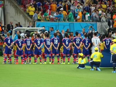 2014ブラジルワールドカップ　レシフェ　6/14日本−コートジボワール