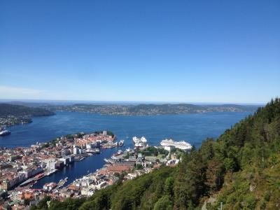 顔文字一人旅旅行記・初日ベルゲンは太陽との関係良好(･д･´*)１日目
