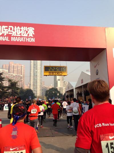 人生初のマラソンは、上海マラソン！