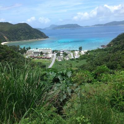 初バニラ、梅雨明けの沖縄で海水浴②