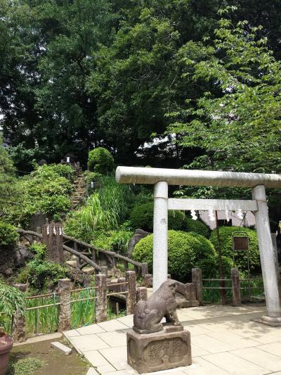 ぶらっと千駄ヶ谷　～鳩森八幡神社の富士登山