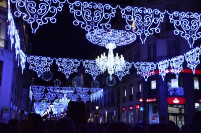 クリスマス翌日のマラガの夜を散策（スペイン・イスタンブール旅行記1８）