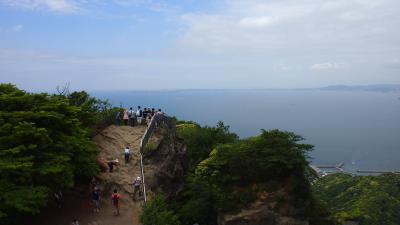 千葉・南房総旅行記★初夏の鋸山で地獄のぞきを独占+田植え時期の大山千枚田