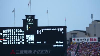 楽しんだぜ！！　２０１４　兵庫県　『マツダオールスターゲーム第２戦甲子園で大谷投手が最速１６２キロを記録♪♪』ＩＮ　甲子園球場