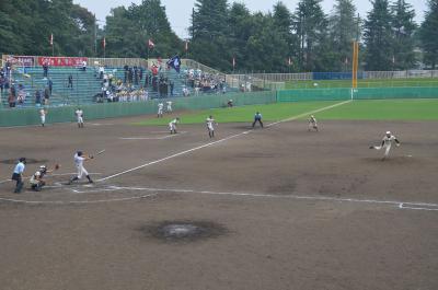 富士球場で高校野球を見てきました 2014.07.23