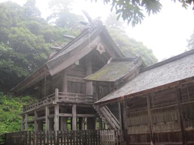 出雲旅行　大雨の中、松江から米子へ