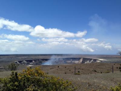 ハワイ島の旅 3日目：キラウエア火山、プナルウ黒砂海岸